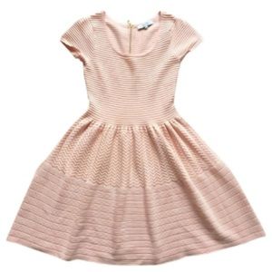 SANDRO - blush pink knit dress